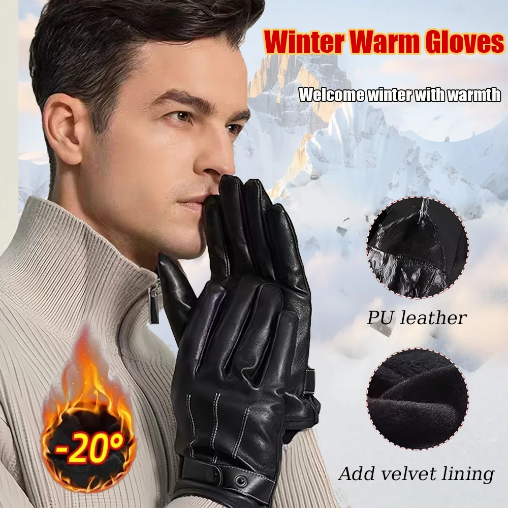 Ski Glove Waterproof - Gants chauds d'hiver pour écran tactile,