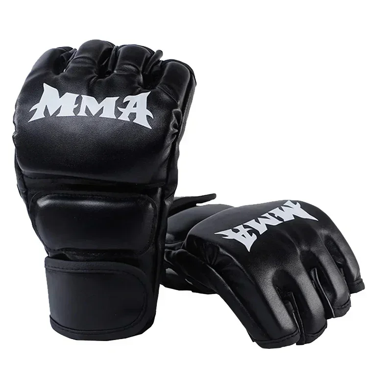 Motorcycle Glove Knuckle - Gants d'entraînement de boxe professionnels demi-doigts