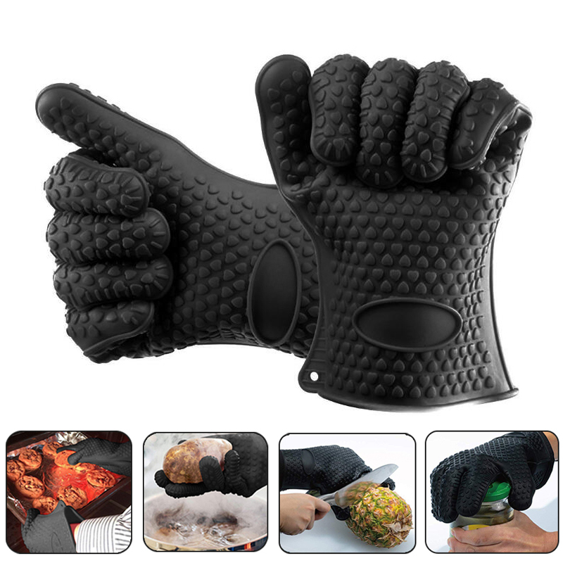Rubber Glove Cleaning - Gants de Cuisson en Silicone Épais