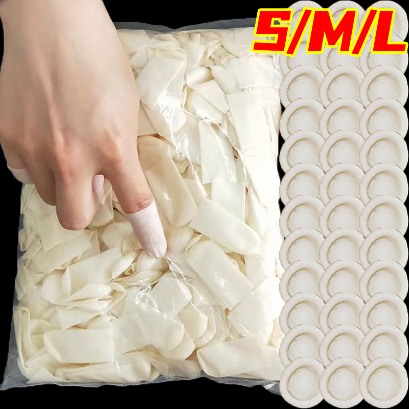 Rubber Glove Cleaning - Couverture de doigts antidérapante jetable, manchon