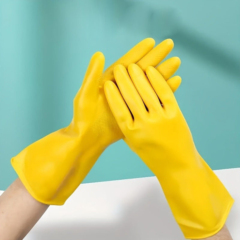 Dish Glove Rubber - 1 paire (2 pièces) de gants