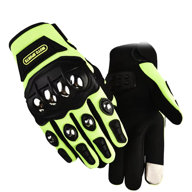 Motorcycle Glove Knuckle - Gants tactiques de sécurité en acier