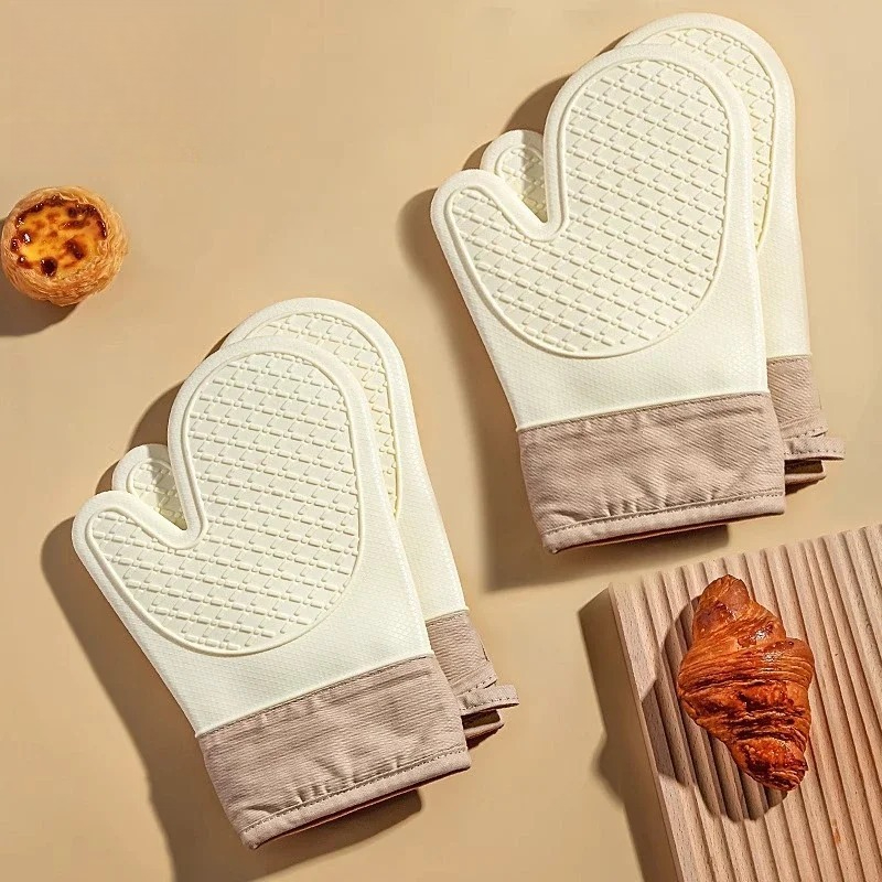 Oven Mitt Silicone - 1 paire de gants de four