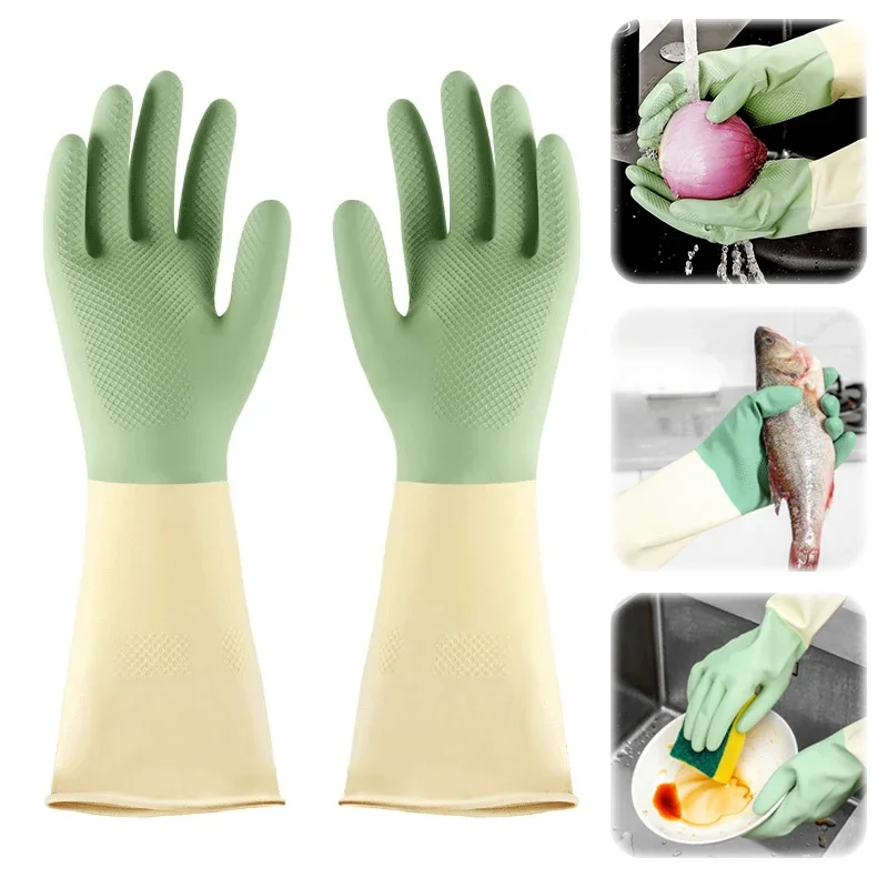 Dish Glove Rubber - Gants de cuisine épais, gants de