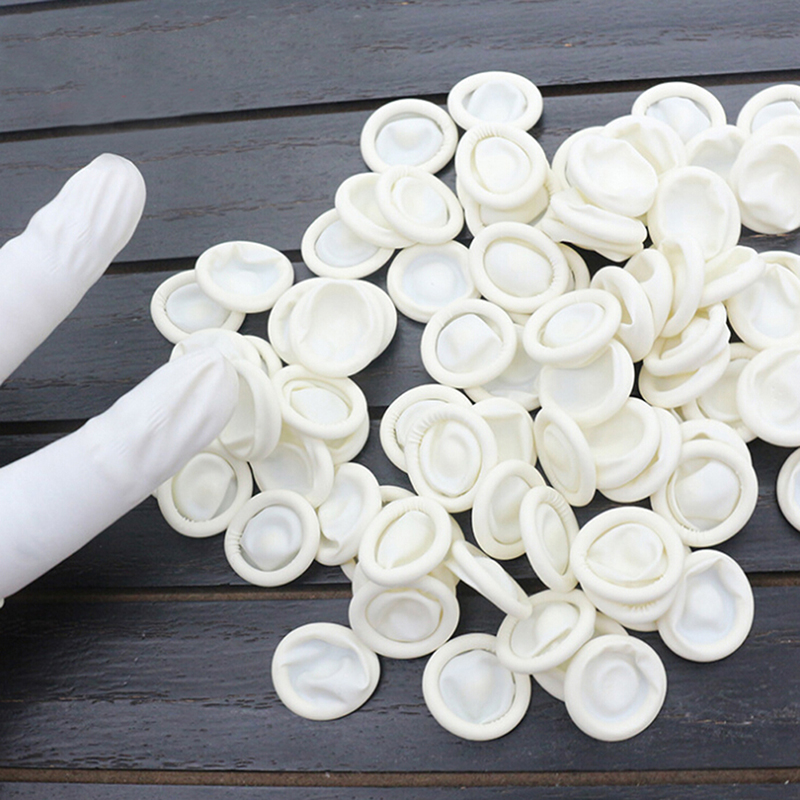 Latex Disposable Glove - Ensemble de protège-doigts jetables en caoutchouc