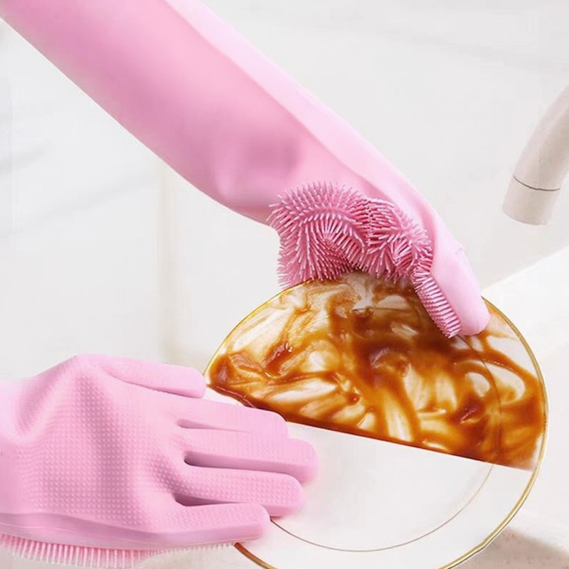 Dish Glove Rubber - Gants de nettoyage de vaisselle magiques