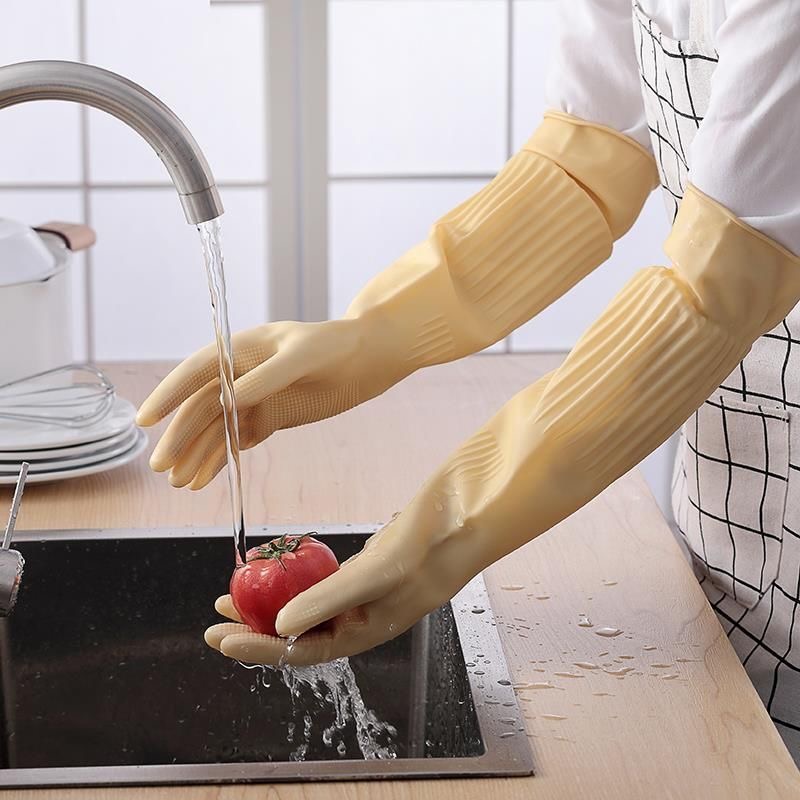 Dish Glove Rubber - Gants de vaisselle longs en caoutchouc