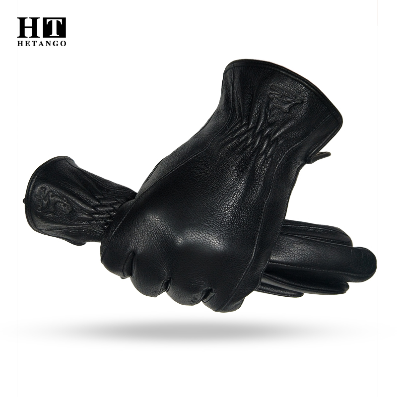 Wool Glove Lined - ﻿ Gants d'hiver en cuir de