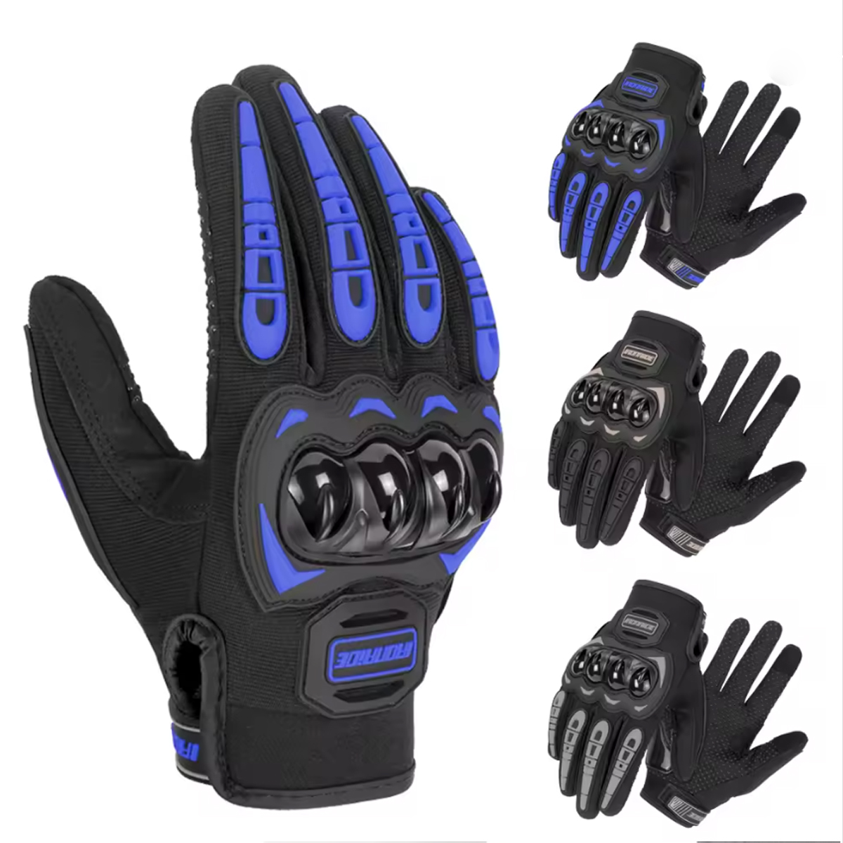 Motorcycle Glove Knuckle - Gants de moto pour hommes, écran