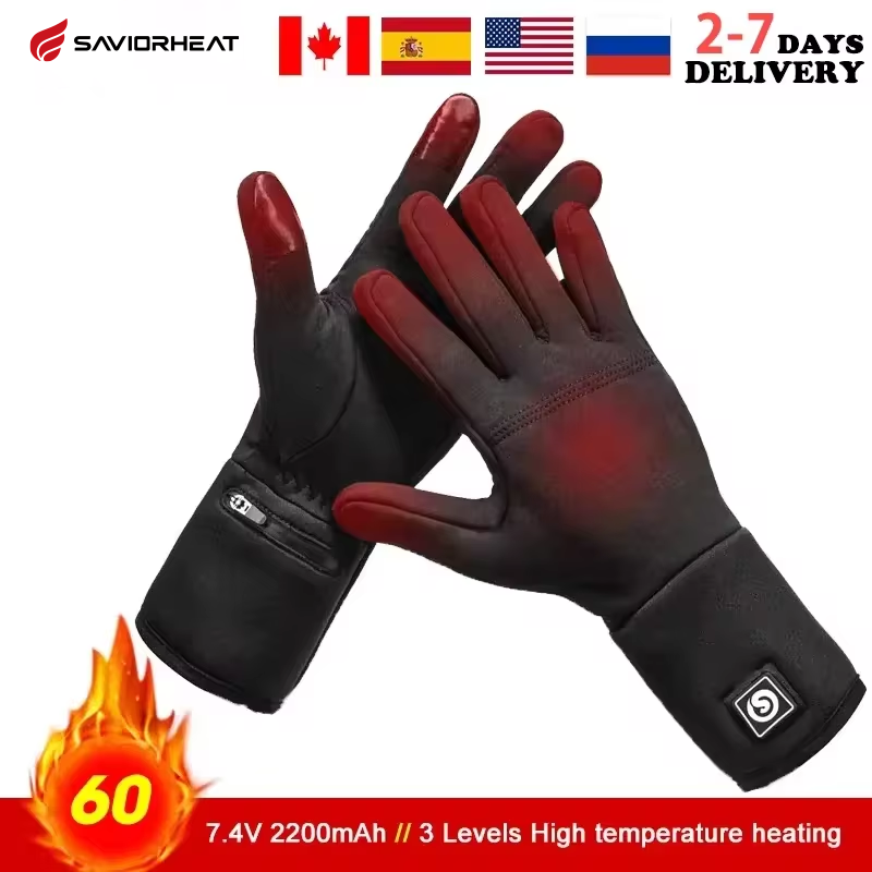Heat Resistant Glove - Gants chauffants à doublure électrique Rechargeable,