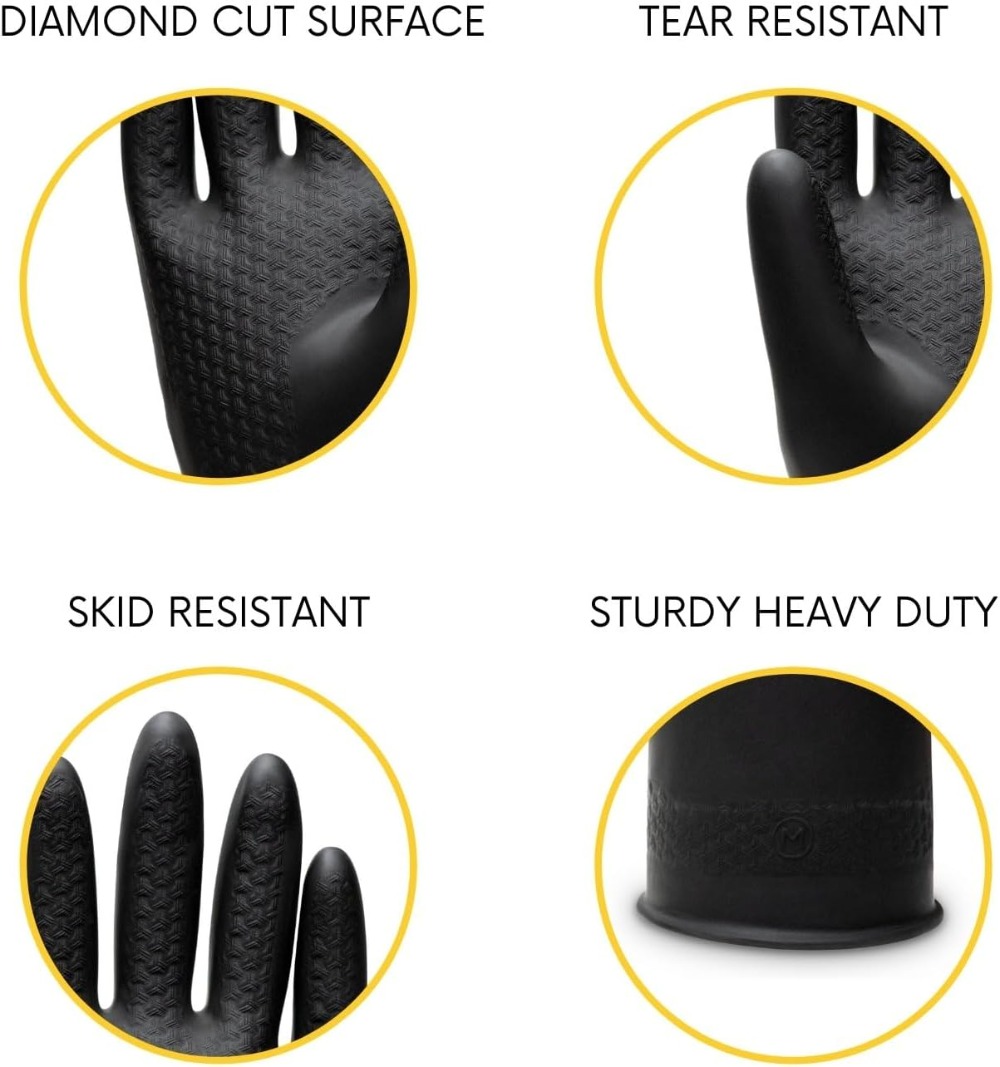 Gants en latex résistants aux  - Rubber Glove Cleaning avis et prix