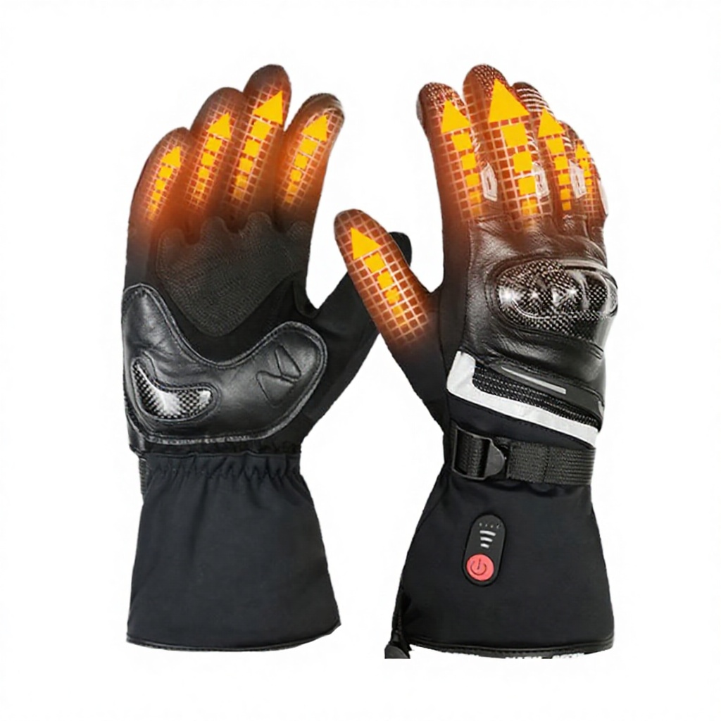 Gants de moto chauffants 7,4 V - Motorcycle Glove Knuckle avis et prix