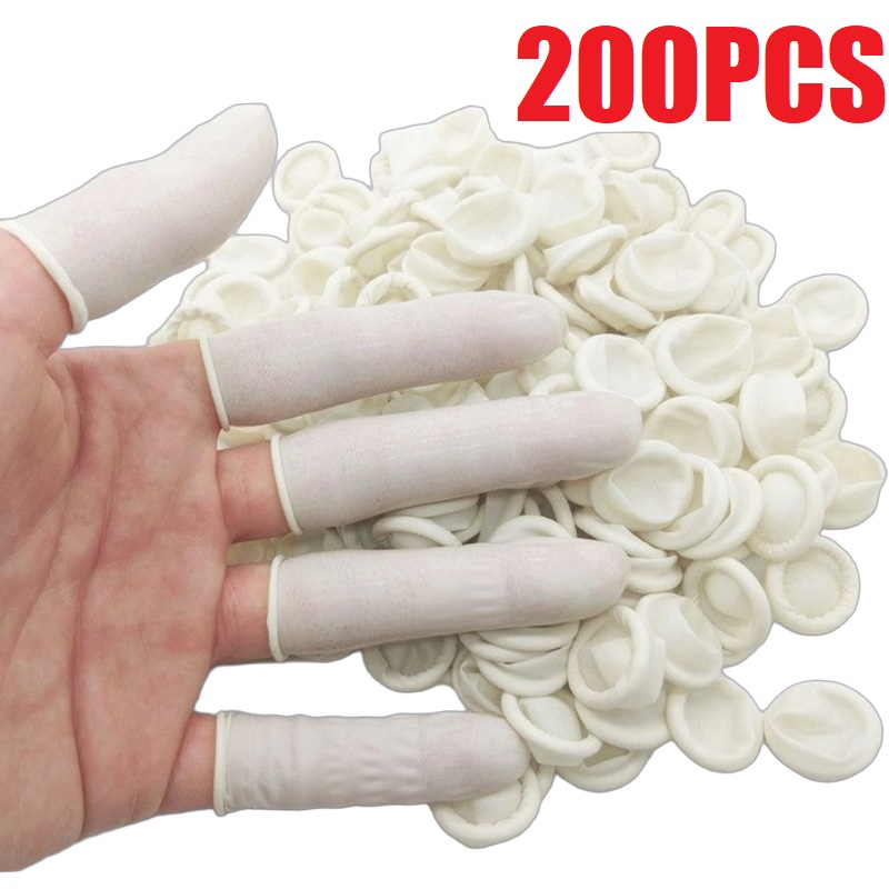100/200 PCS Protège-doigts jet - Latex Disposable Glove avis et prix