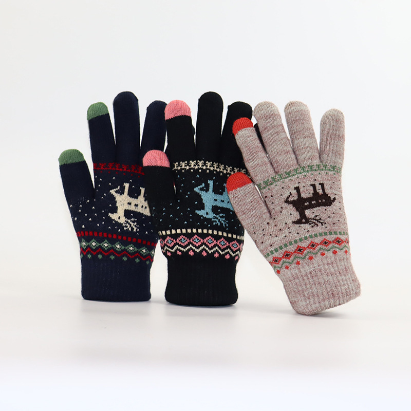 Gants sans doigts en laine tri - Wool Glove Lined avis et prix