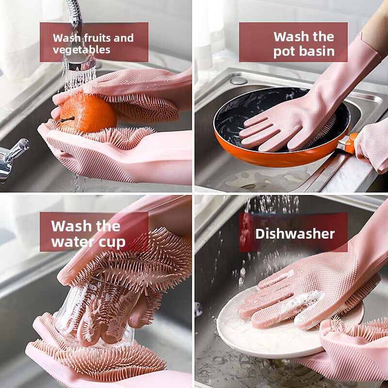 Gants de lavage de vaisselle e - Dish Glove Rubber avis et prix
