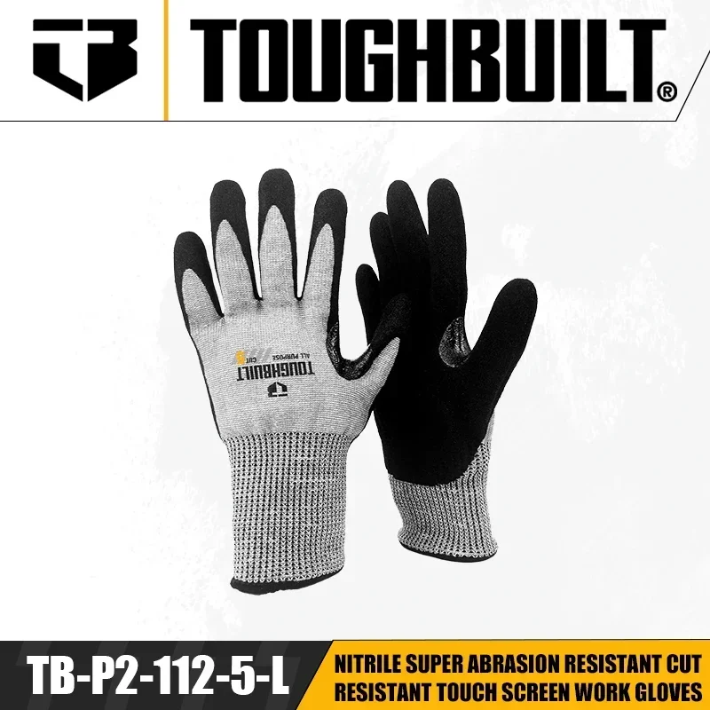 TOUGHBUILT TB-P2-112-5-L NitCa - Nitrile Mechanic Glove avis et prix