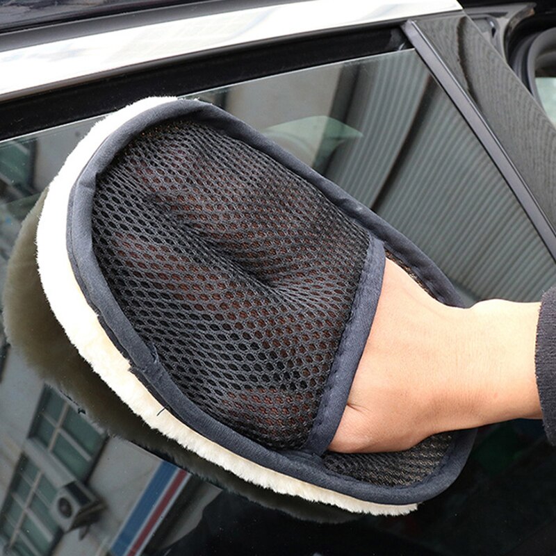 Gants de lavage de voiture dou - Wool Glove Lined avis et prix