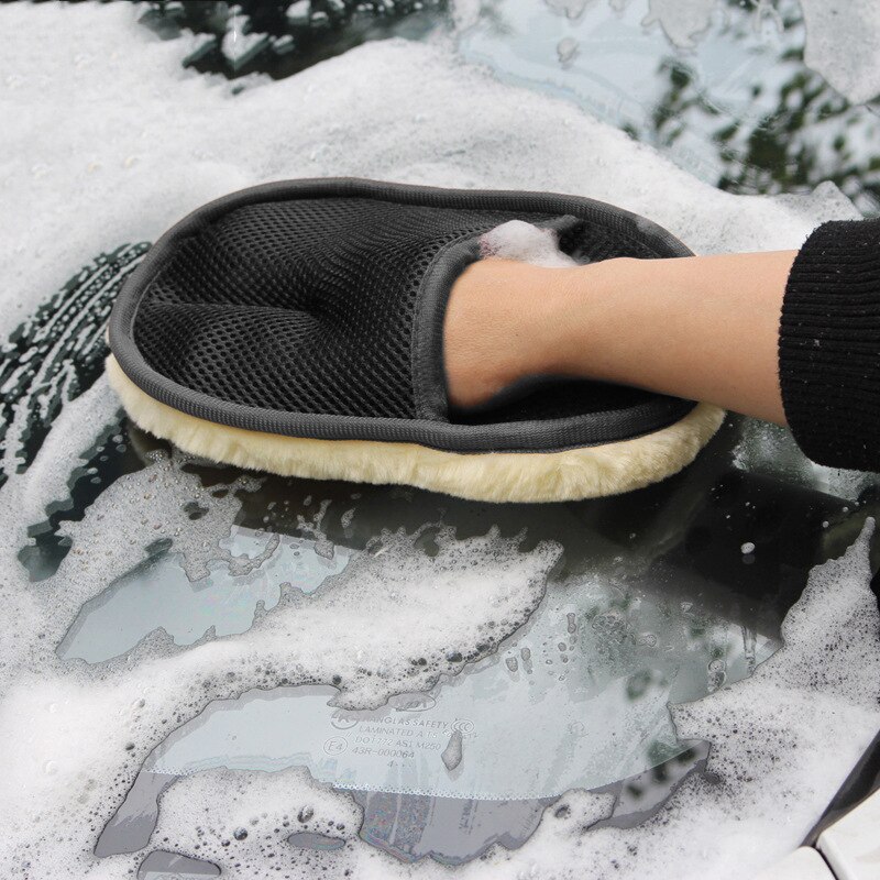 Gants de lavage de voiture dou - Wool Glove Lined avis et prix