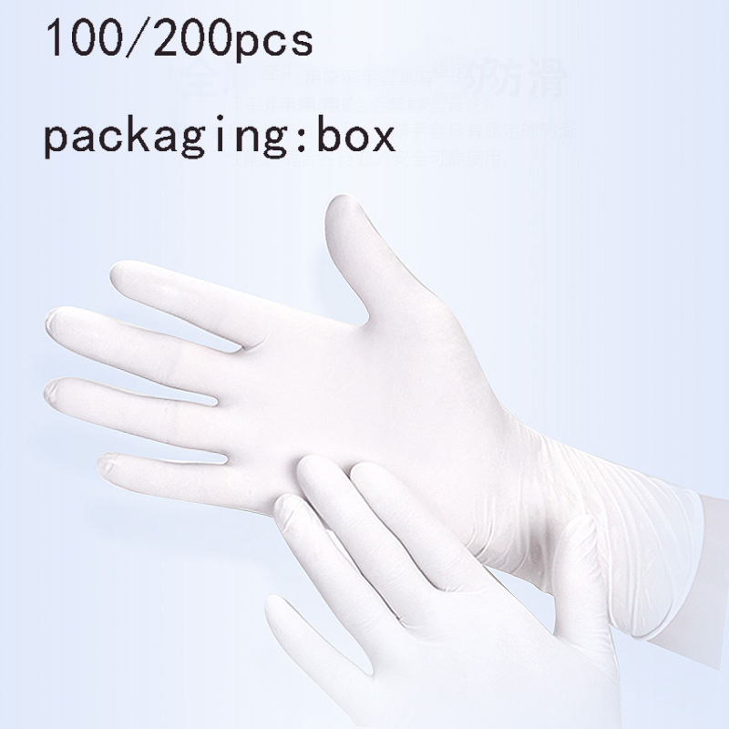 Gants en nitrile jetables blan - Dish Glove Rubber avis et prix