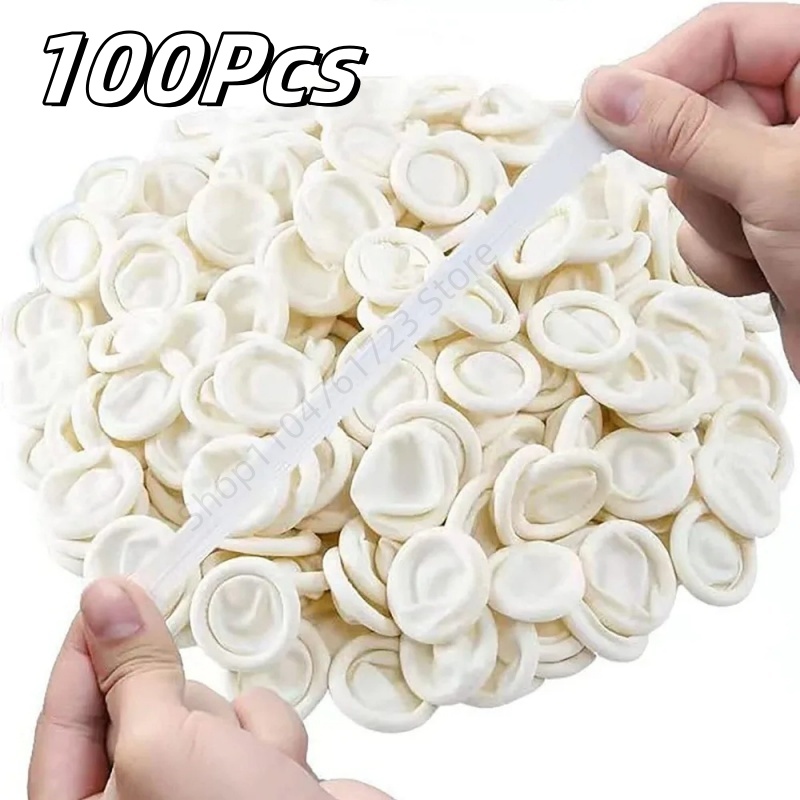 100 Protège-doigts jetables en - Latex Disposable Glove avis et prix