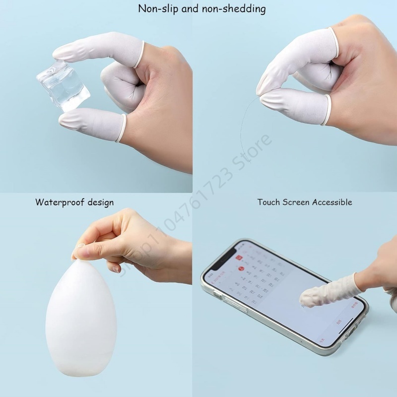 100 Protège-doigts jetables en - Latex Disposable Glove avis et prix