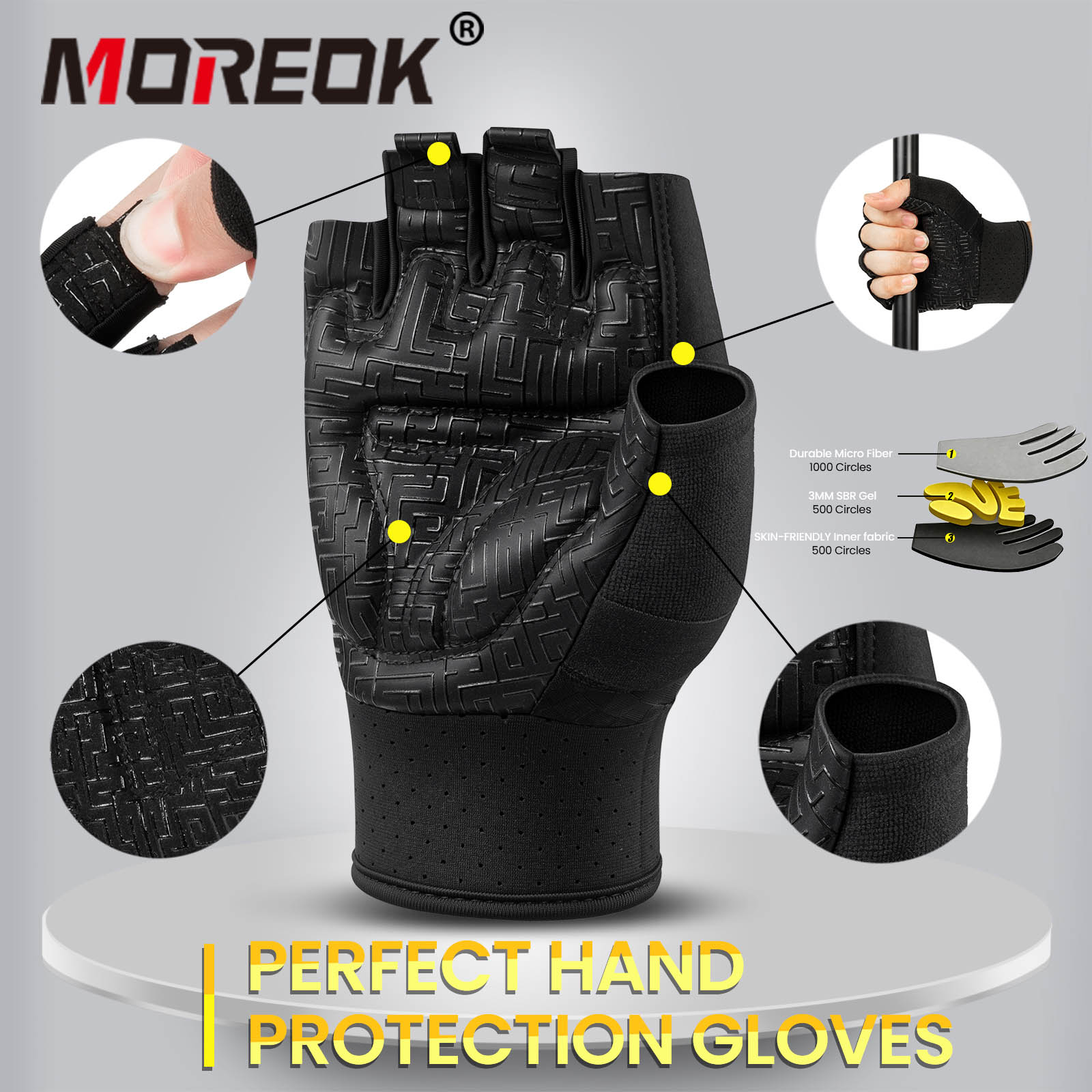 Gants de sport pour hommes, mu - Workout Glove Gym avis et prix