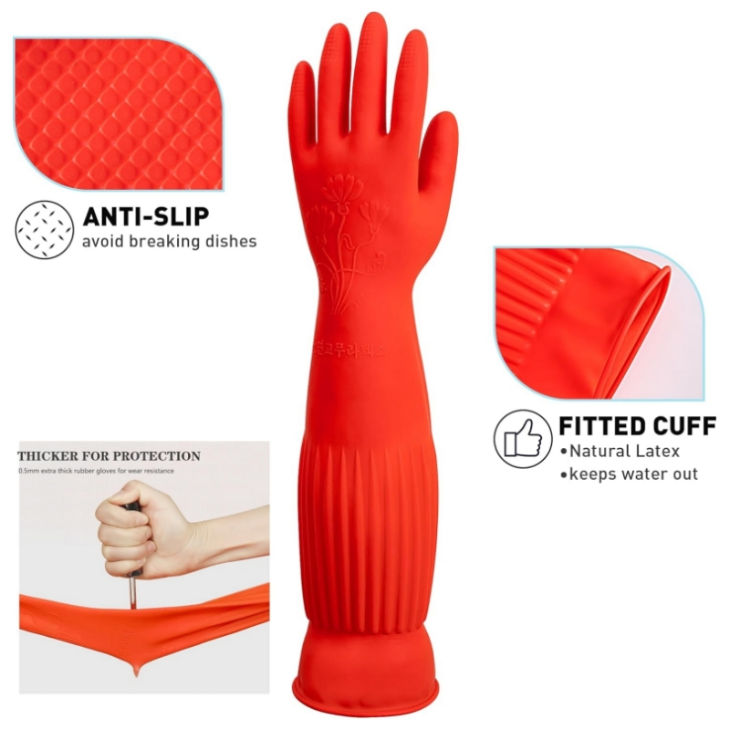 Gants de nettoyage en caoutcho - Dish Glove Rubber avis et prix