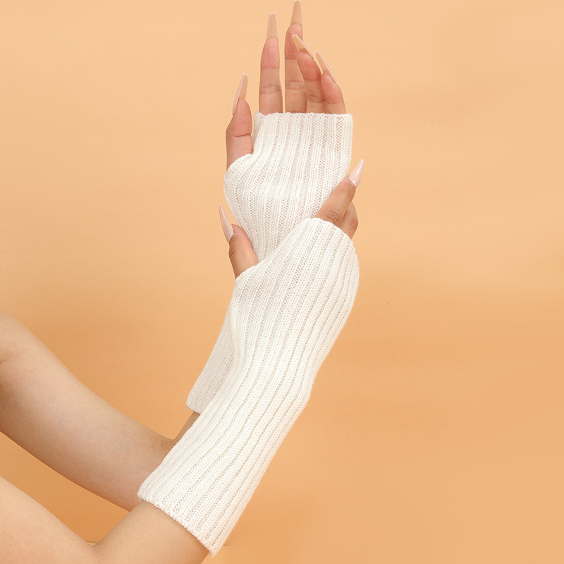 Manchons de bras tricotés chau - Fingerless Glove Knit avis et prix
