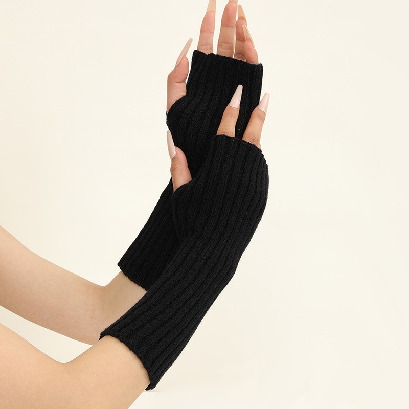 Manchons de bras tricotés chau - Fingerless Glove Knit avis et prix