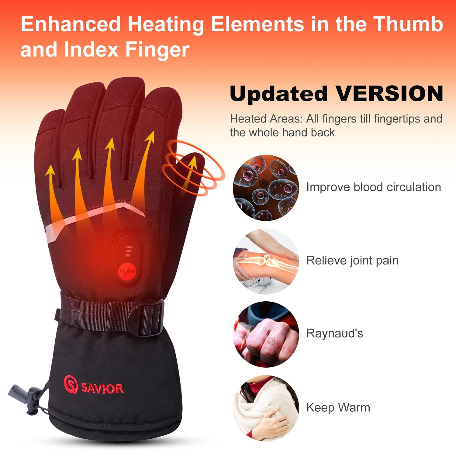 SNOW DEER hiver gants chauffan - Heat Resistant Glove avis et prix