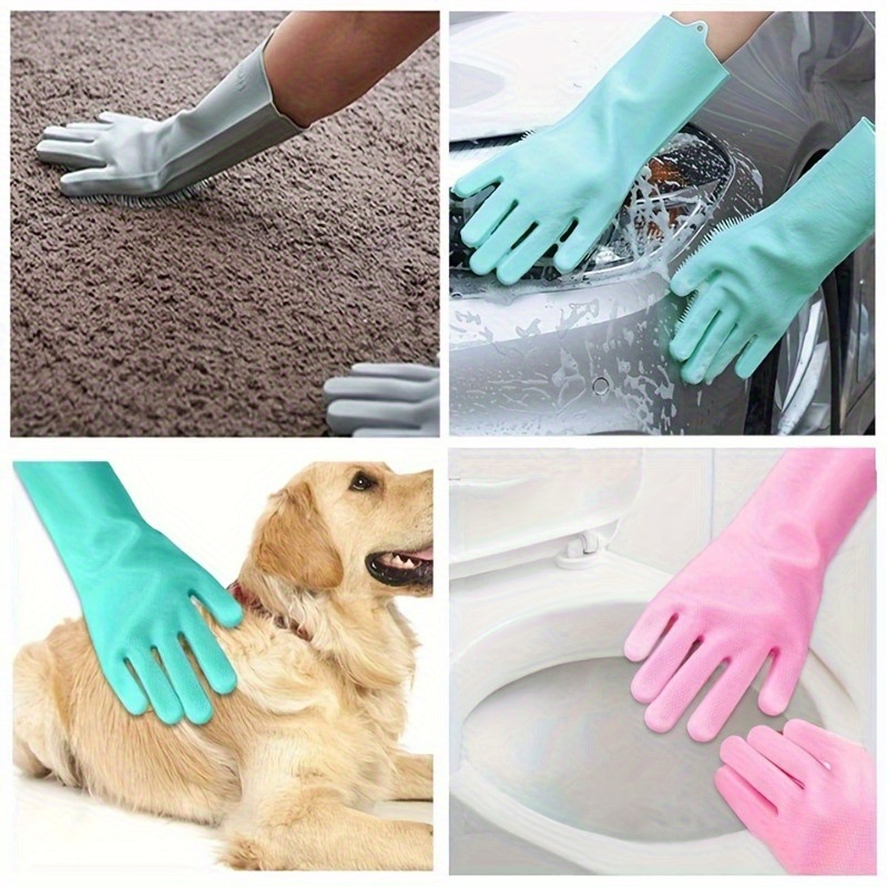 Gants de toilettage multifonct - Rubber Glove Cleaning avis et prix