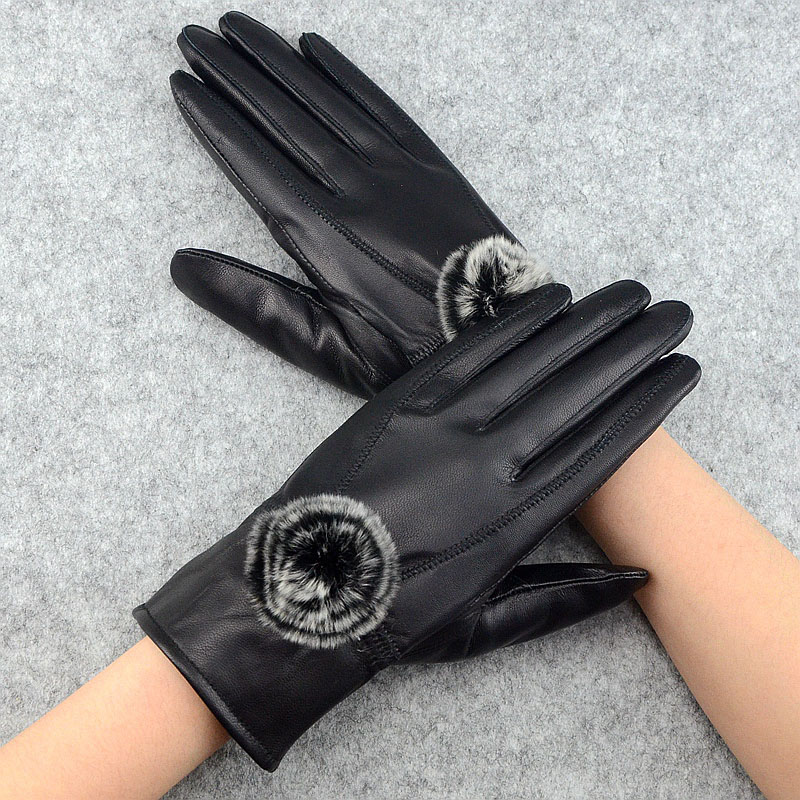 Gants d'hiver en cuir véritabl - Wool Glove Lined avis et prix