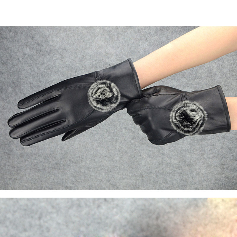 Gants d'hiver en cuir véritabl - Wool Glove Lined avis et prix