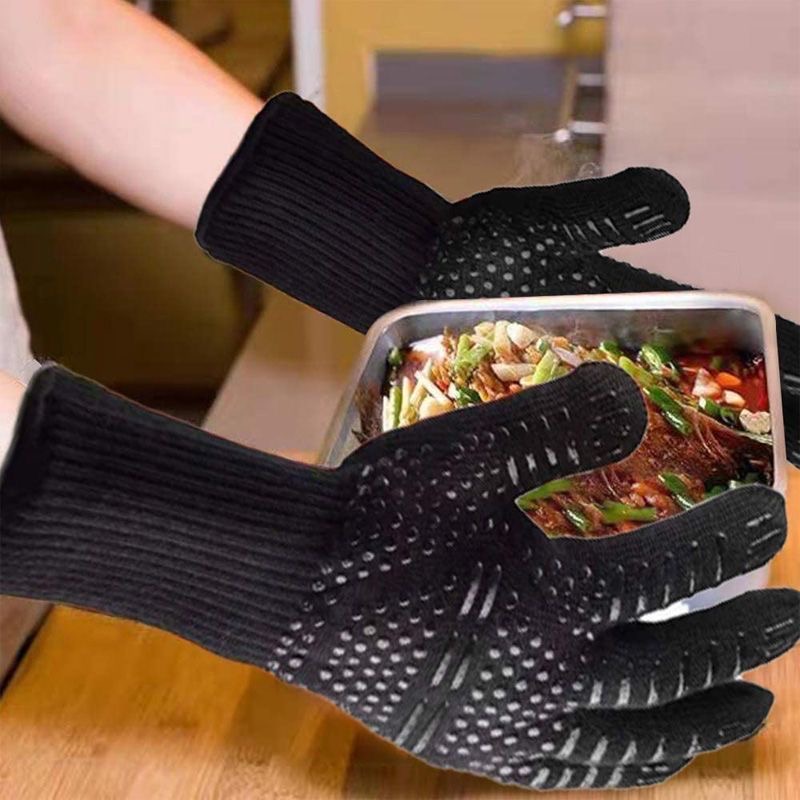 Gants d'isolation coordonnants - Oven Mitt Silicone avis et prix