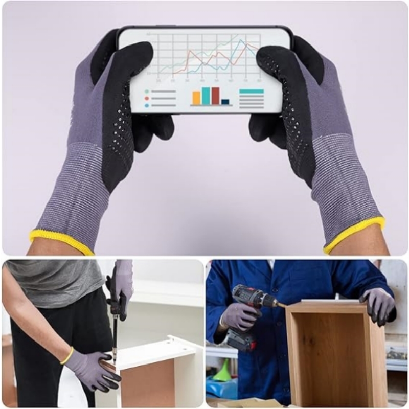 Gants de travail de sécurité e - Nitrile Mechanic Glove avis et prix