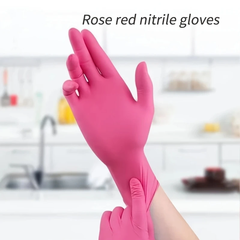 Gants jetables en nitrile fuch - Latex Disposable Glove avis et prix