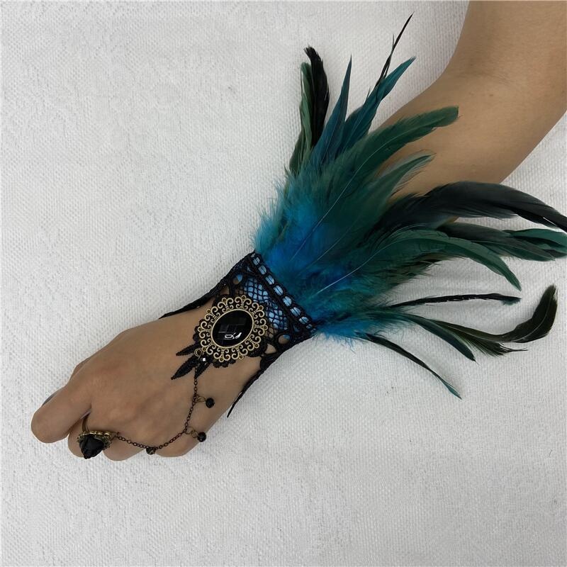 Gants en dentelle de plumes d' - Motorcycle Glove Knuckle avis et prix
