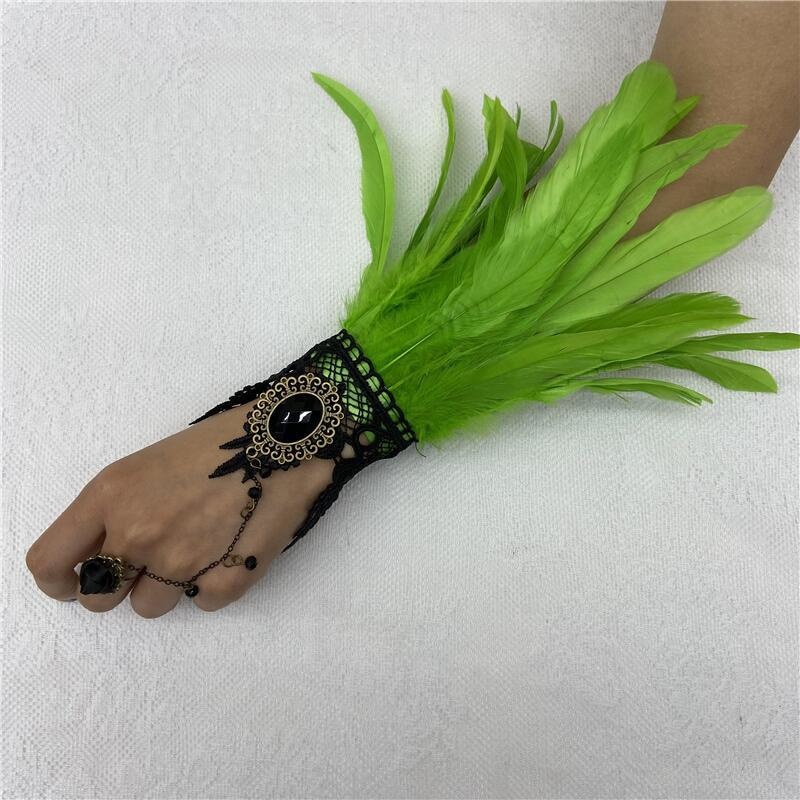 Gants en dentelle de plumes d' - Motorcycle Glove Knuckle avis et prix