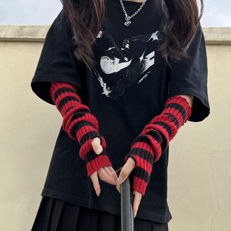 Hiver chaud manches longues go - Fingerless Glove Knit avis et prix