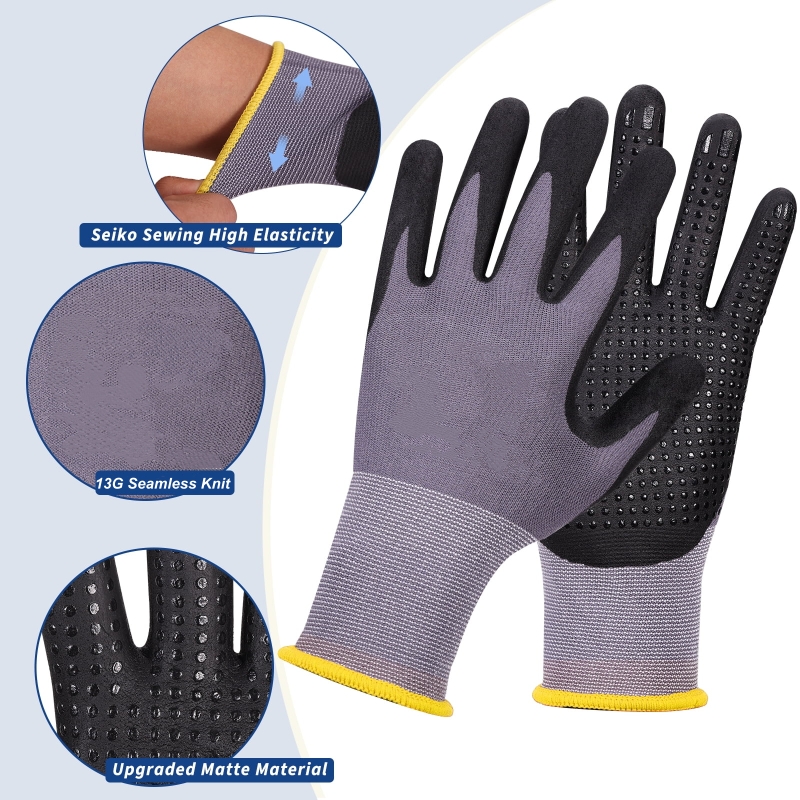 Gants de travail de sécurité e - Nitrile Mechanic Glove avis et prix