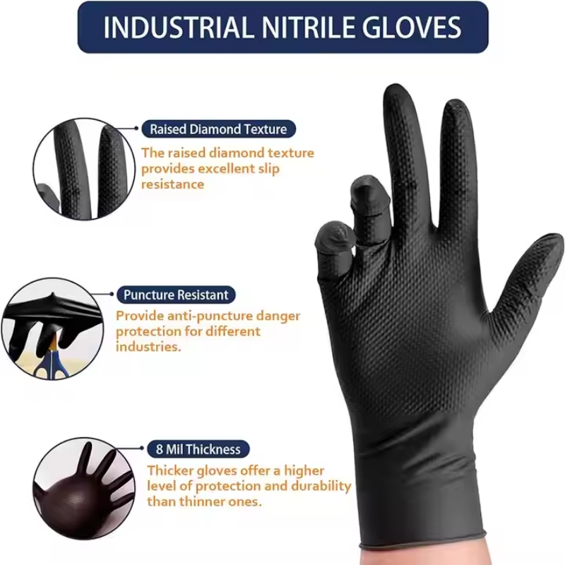 Gants de travail de sécurité r - Nitrile Mechanic Glove avis et prix