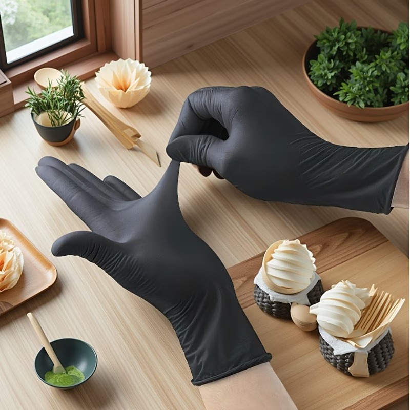 Gants jetables en Nitrile noir - Nitrile Mechanic Glove avis et prix